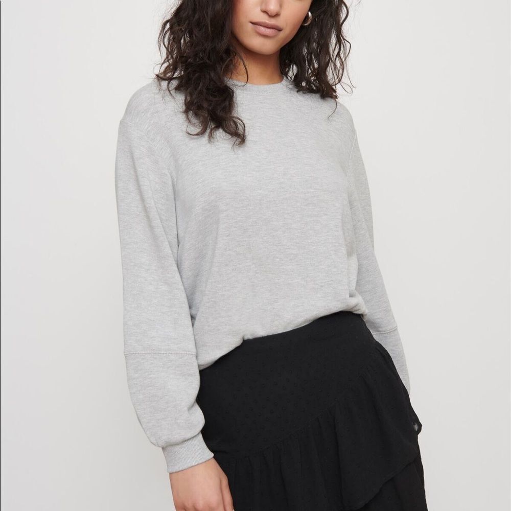 3/$45 Dynamite bubble sleeve sweatshirt